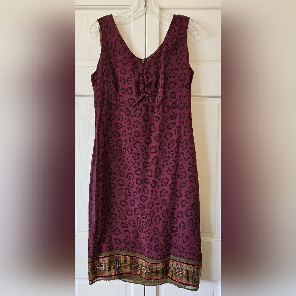 Harold's Leopard Print Dress. Size 10